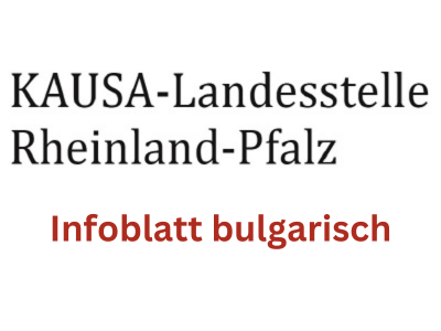 Infoblatt KAUSA RLP bulgarisch