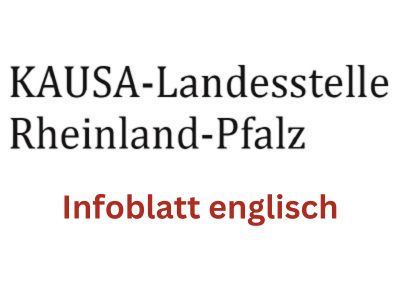 Infoblatt KAUSA RLP englisch