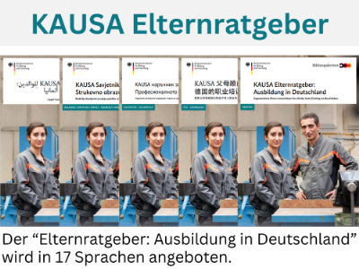 KAUSA - Elternratgeber in 17 Sprachen