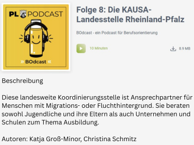 BOdcast - ein Podcast für Berufsorientierung - Folge 8 KAUSA